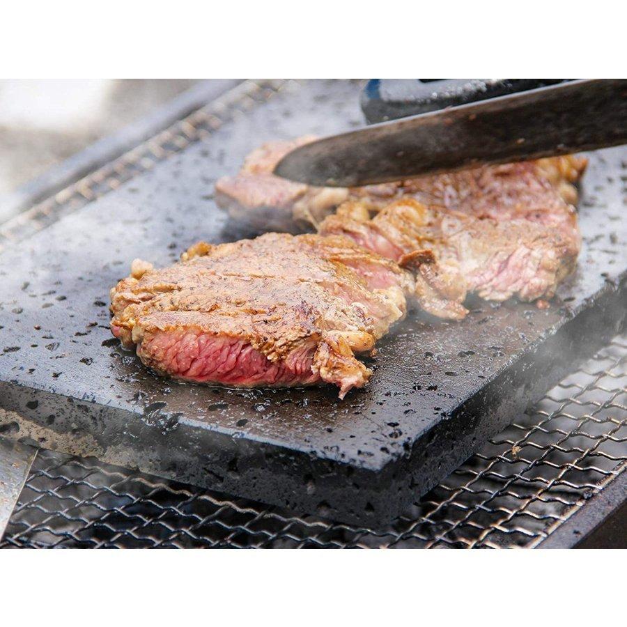 溶岩プレート D 20x30cm バーベキュー 調理用品 焼肉用 焼肉 キャンプ用品 キャンプ クッカー 調理器具 アウトドア アウトドア用品 コッヘル｜ststone｜08