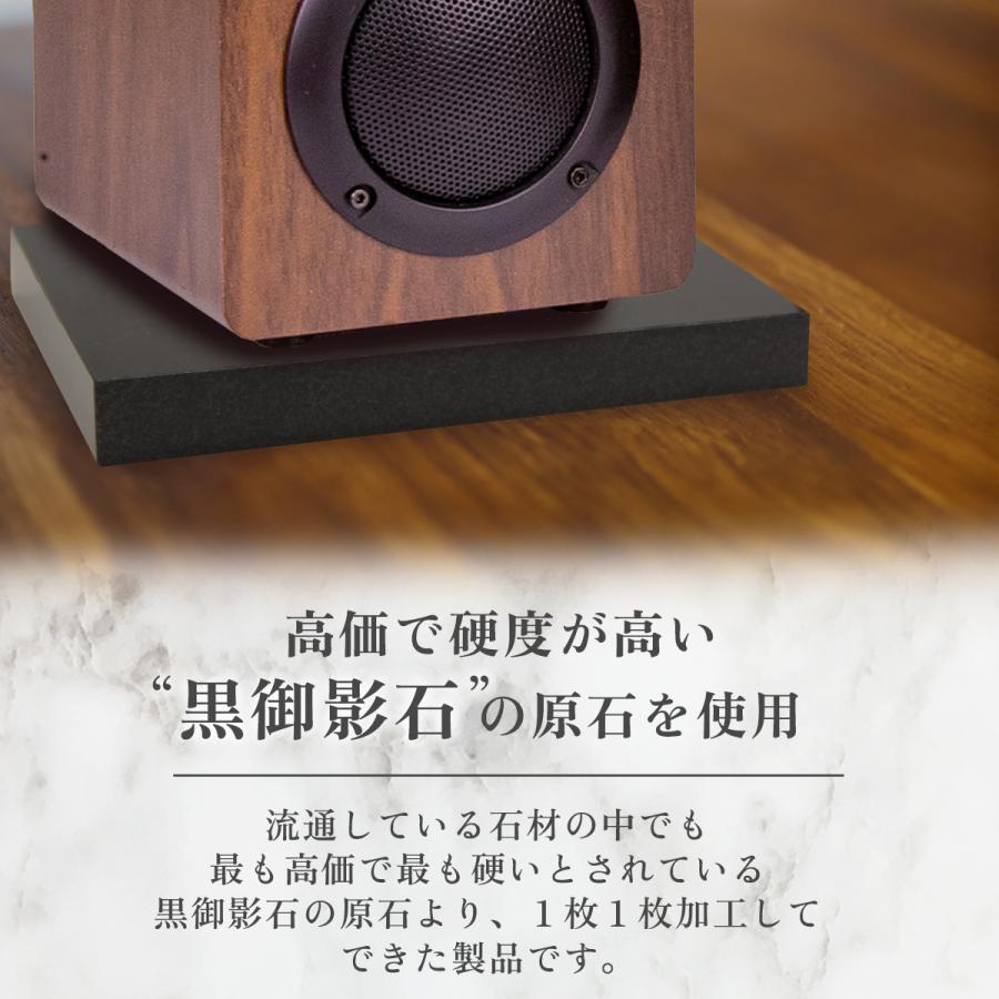 オーディオボード・スピーカースタンド 黒 25×20×2.5cm 1枚入り オーディオボード・スピーカースタンド 黒 25×20×2.5cm 1枚入り