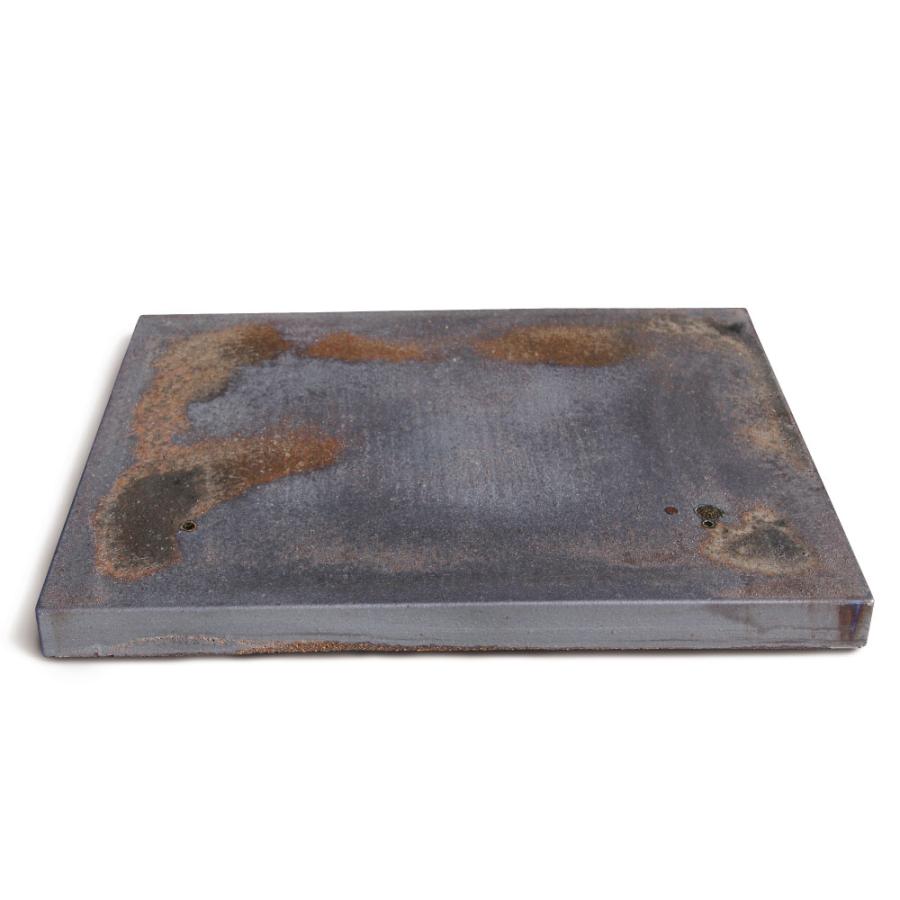 わびゆか陶板 50×40cm 土と炎の芸術 日本製 陶器 飾り台 展示台 花台
