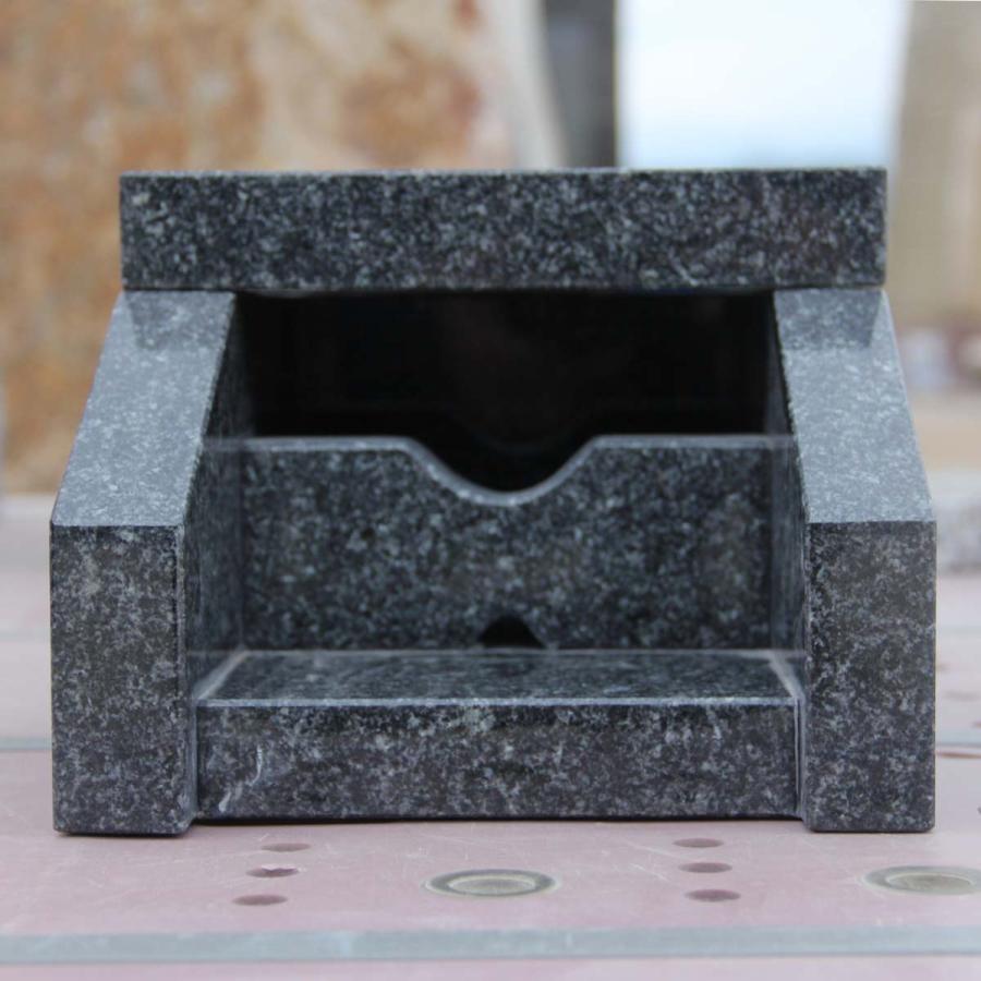 温泉 湯口 吐水口 Aタイプ 黒御影 石 販売 御影石 湯出口 天然石 建築資材 部材 自然石 銭湯 部品の画像