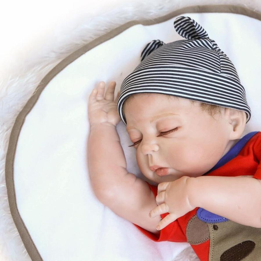 リボーンドール 赤ちゃん人形 全身シリコン ベビー抱き人形 衣装付き リアル 新生児 熟睡中｜stsyoten-store｜06