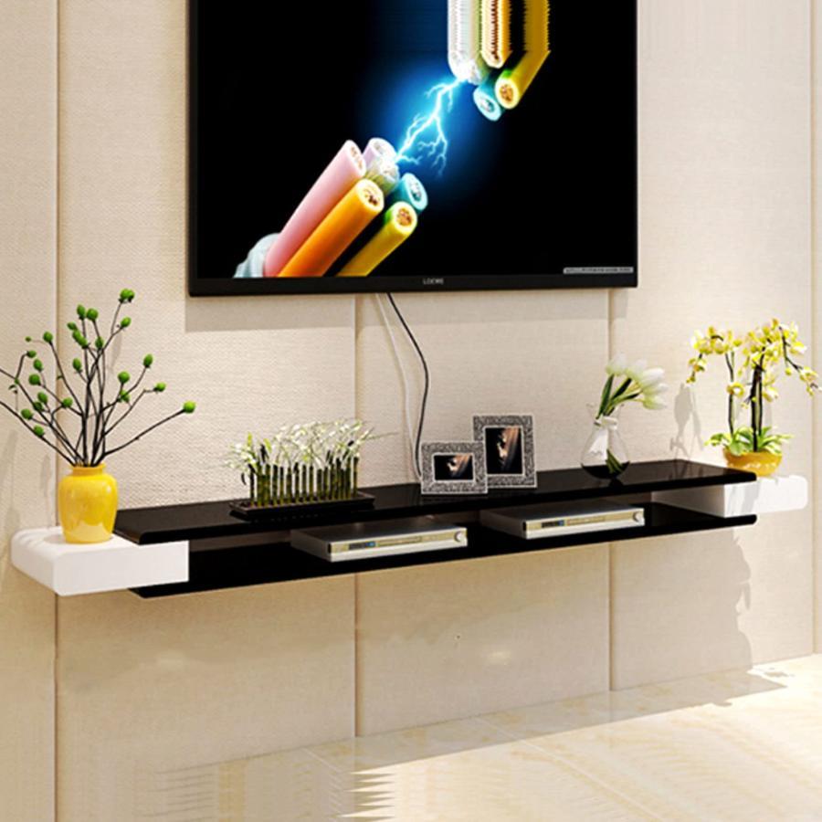 フローティング Tv スタンド キャビネット 壁掛けテレビキャビネット モダン Tvコンソールユニット リビングルーム、ベッドルーム用