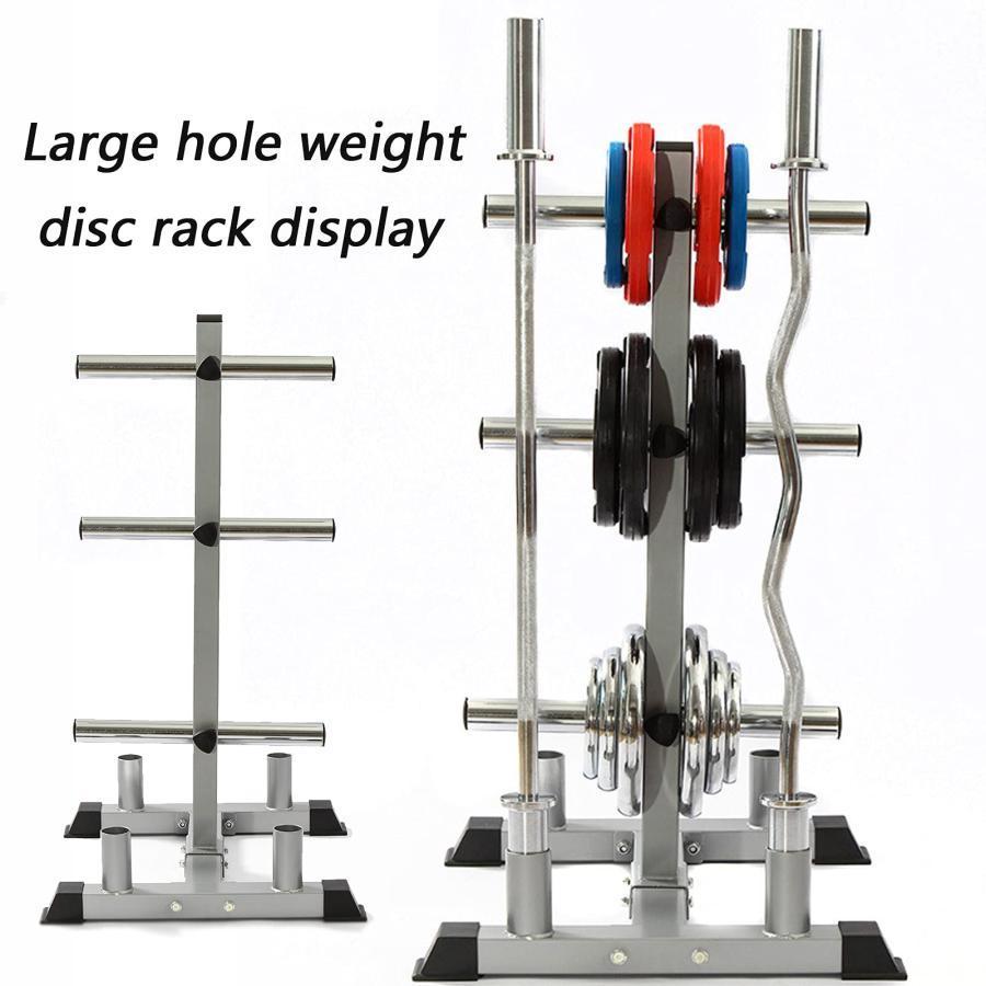 プレートラック ダンベル?バーベル用 バーベルラック コンパクトにプレートを収納 大型マシン プレートシャフトラック ダンベル ラック ホームジム 多機能バーベ｜stsyoten-store｜02