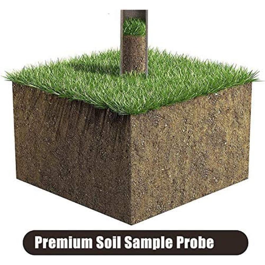 土壌プローブ、 ステンレス鋼土壌サンプラー、 チューブコアサンプリング用のステンレス鋼管状T字型ハンドル、庭の芝生農場またはゴルフコースで使用されます、｜stsyoten-store｜05