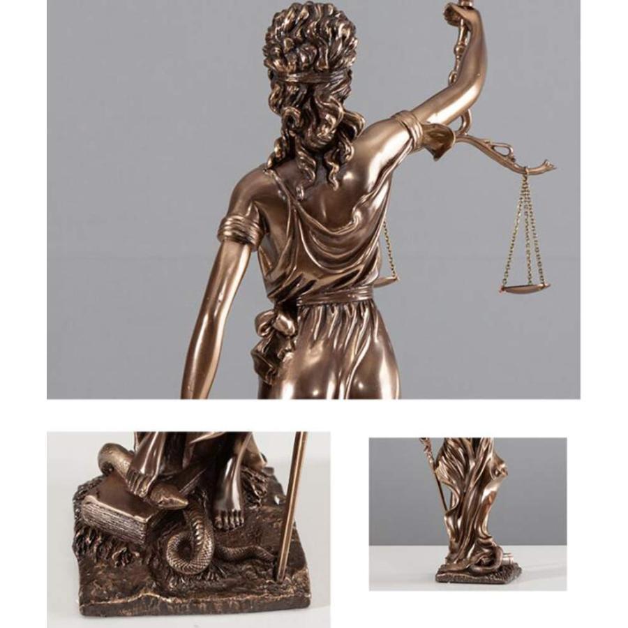 ギリシャの女神の彫刻、正義の女神テミス像正義の女神像デスクトップ樹脂工芸｜stsyoten-store｜05
