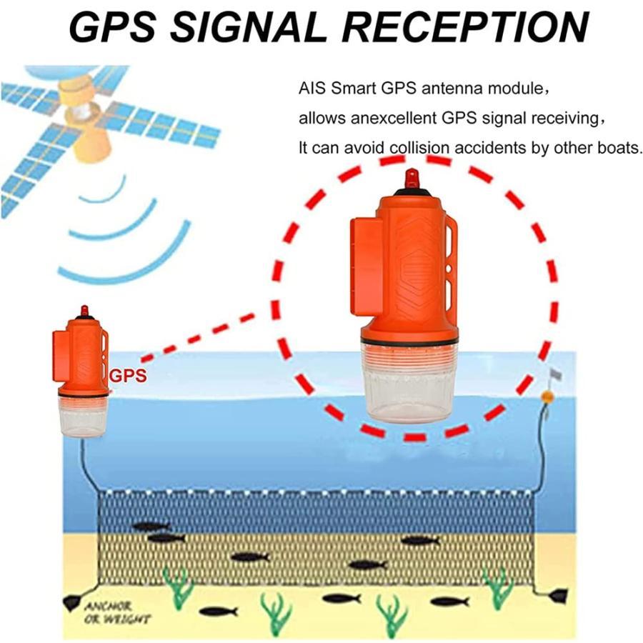 漁網トラッカー、AIS漁網追跡ブイ、周波数161.975MHz / 162.025MHz、ABS素材、海水侵食を恐れない、紛失防止トラッカーロケーター｜stsyoten-store｜04