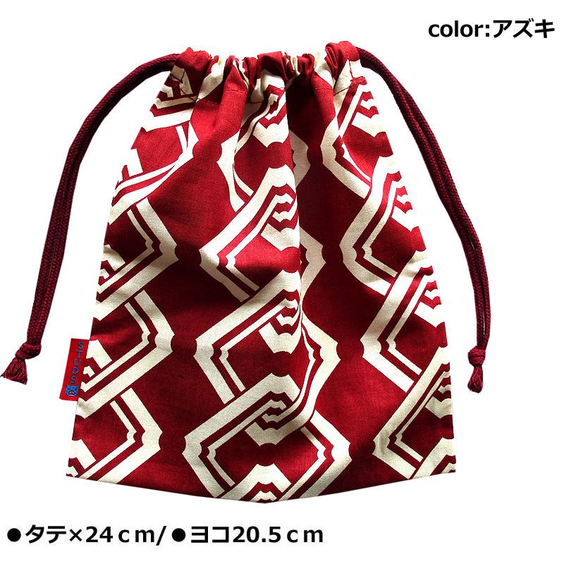 小物巾着袋 子持吉原 アズキ　和柄 巾着小物ＢＡＧ |  | 01