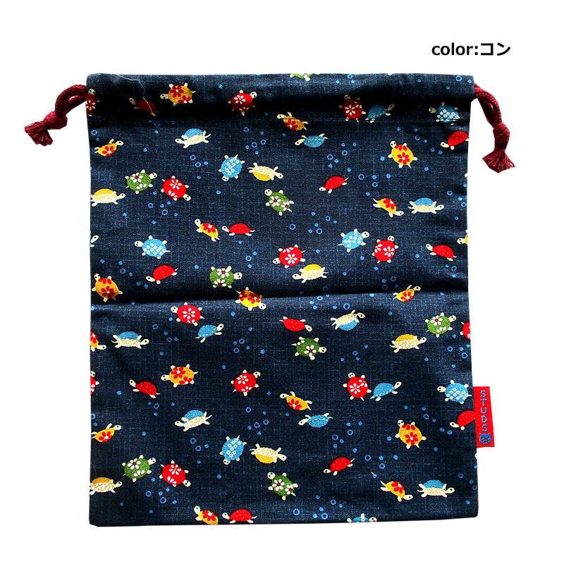 小物巾着袋 カメ：コン　和柄 巾着小物ＢＡＧ |  | 01