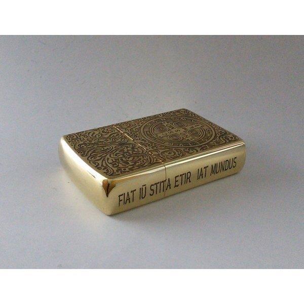 揮発防止インサイドユニット付属　ZORRO コンスタンティン　オイルライター　インサイドユニットゴールド　Zippoサイズ |  | 05