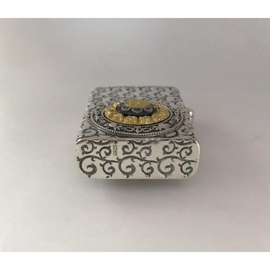 九官八卦 オイルライター　揮発防止インサイドユニット ZIPPO互換品　スターリングシルバー 925　純銀 |  | 07