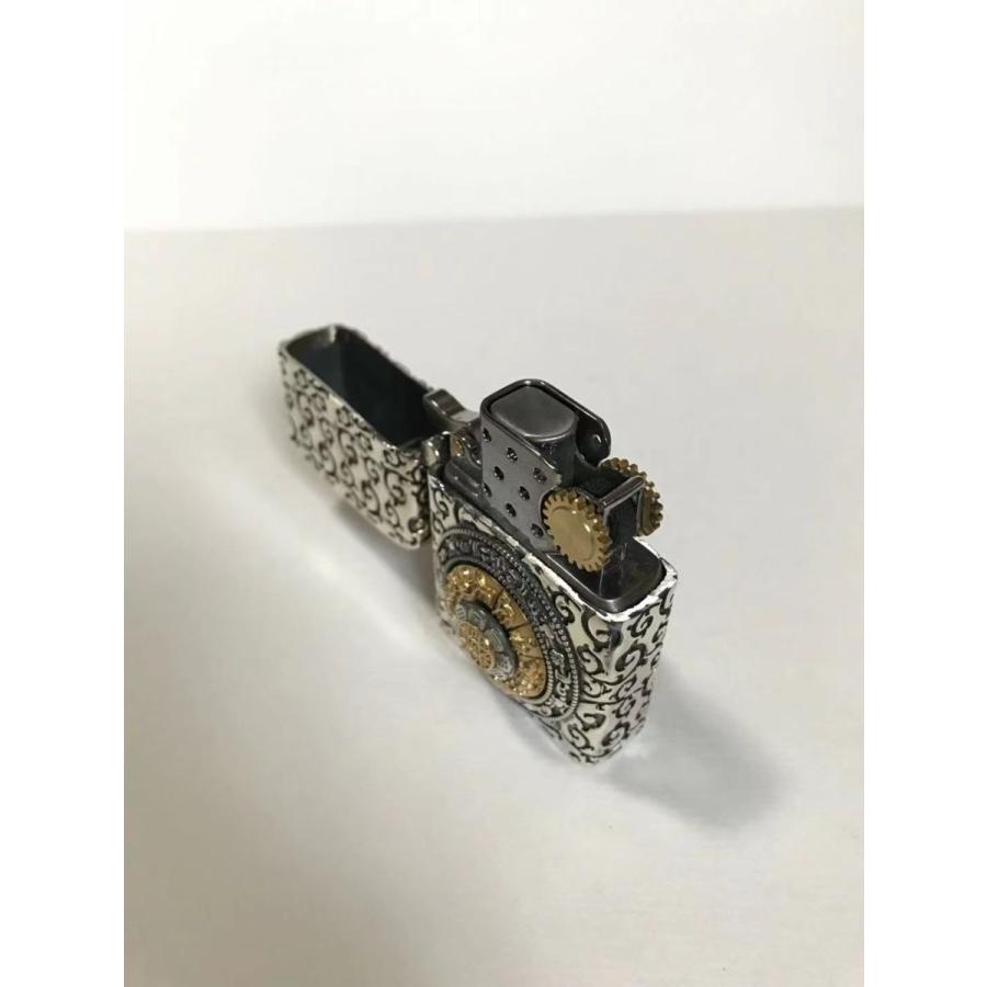 九官八卦 オイルライター　揮発防止インサイドユニット ZIPPO互換品　スターリングシルバー 925　純銀 |  | 08