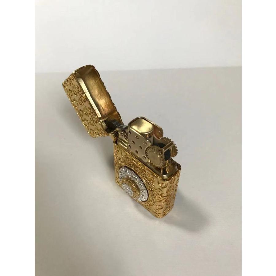 九官八卦 オイルライター　揮発防止インサイドユニット ZIPPO互換品　24Kメッキ　純銅 |  | 08