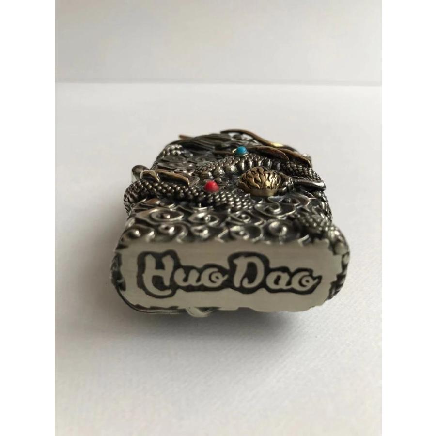 Dragon　ドラゴン 龍 オイルライター インサイドユニット ZIPPO フルメタルジャケット　チベットシルバー | ZIPPO | 08