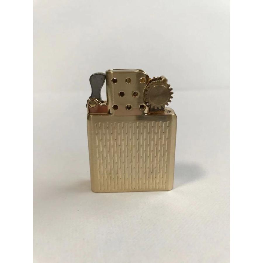 揮発防止 インサイドユニット フルメタル　ZIPPO互換品　レギュラーサイズ　ゴールド |  | 01
