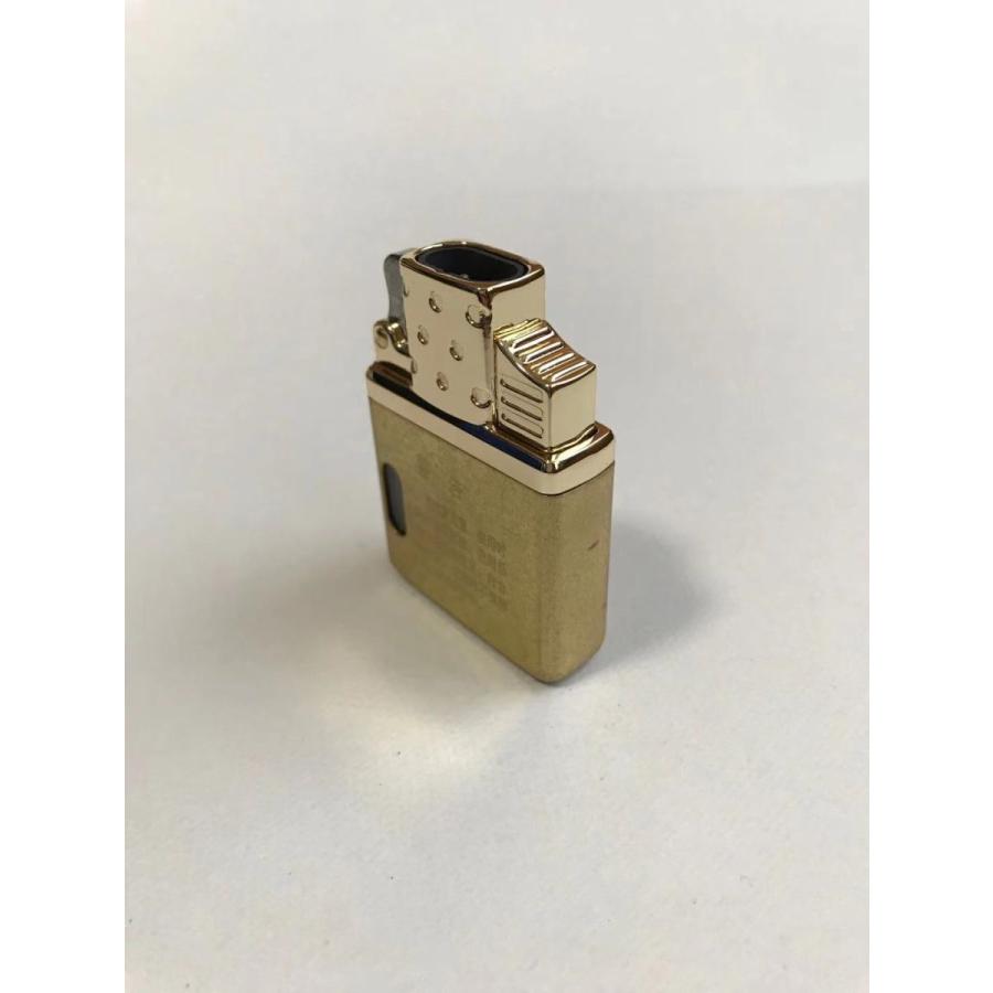 ガスライター インサイドユニット ZIPPO互換品　ダブルトーチ レギュラーサイズ　ゴールド |  | 02
