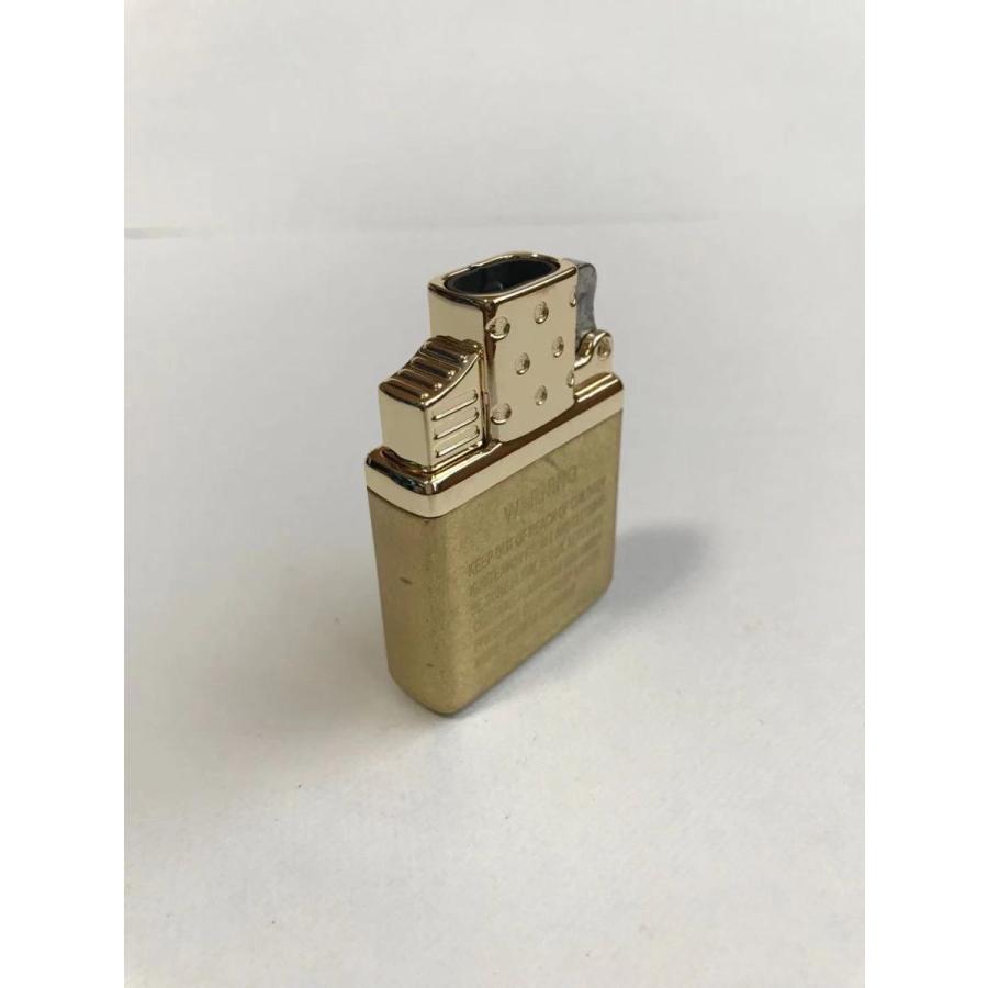 ガスライター インサイドユニット ZIPPO互換品　ダブルトーチ レギュラーサイズ　ゴールド |  | 03