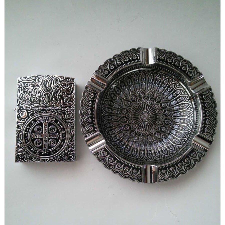 コンスタンティン ムービー サイズ　オイルライター 灰皿セット　Constantine シルバー | 