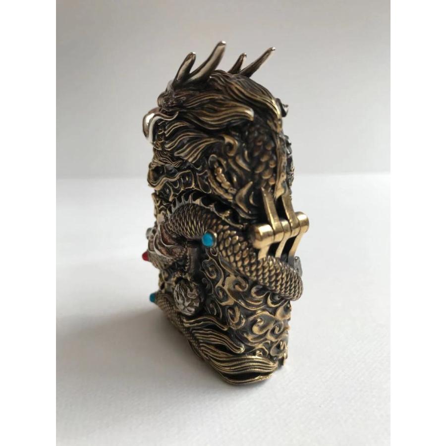 Dragon　ドラゴン 龍 オイルライター インサイドユニット ZIPPO フルメタルジャケット　黄銅 | ZIPPO | 04