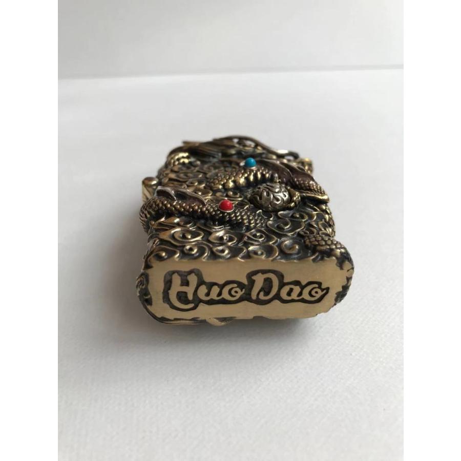 Dragon　ドラゴン 龍 オイルライター インサイドユニット ZIPPO フルメタルジャケット　黄銅 | ZIPPO | 08