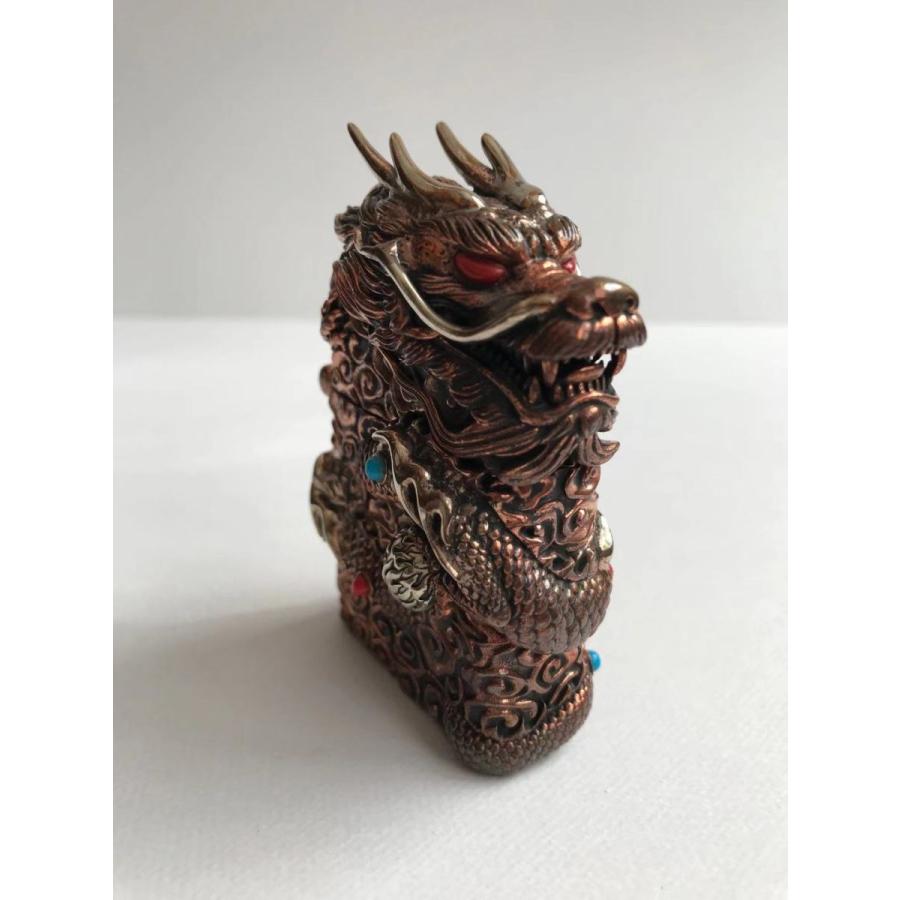 Dragon　ドラゴン 龍 オイルライター インサイドユニット ZIPPO フルメタルジャケット　紫銅 | ZIPPO