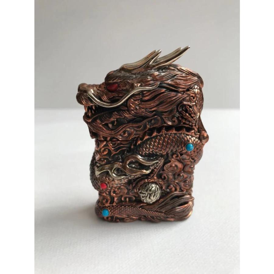 Dragon　ドラゴン 龍 オイルライター インサイドユニット ZIPPO フルメタルジャケット　紫銅 | ZIPPO | 03