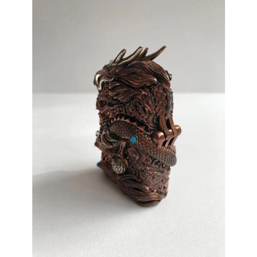 Dragon　ドラゴン 龍 オイルライター インサイドユニット ZIPPO フルメタルジャケット　紫銅 | ZIPPO | 04