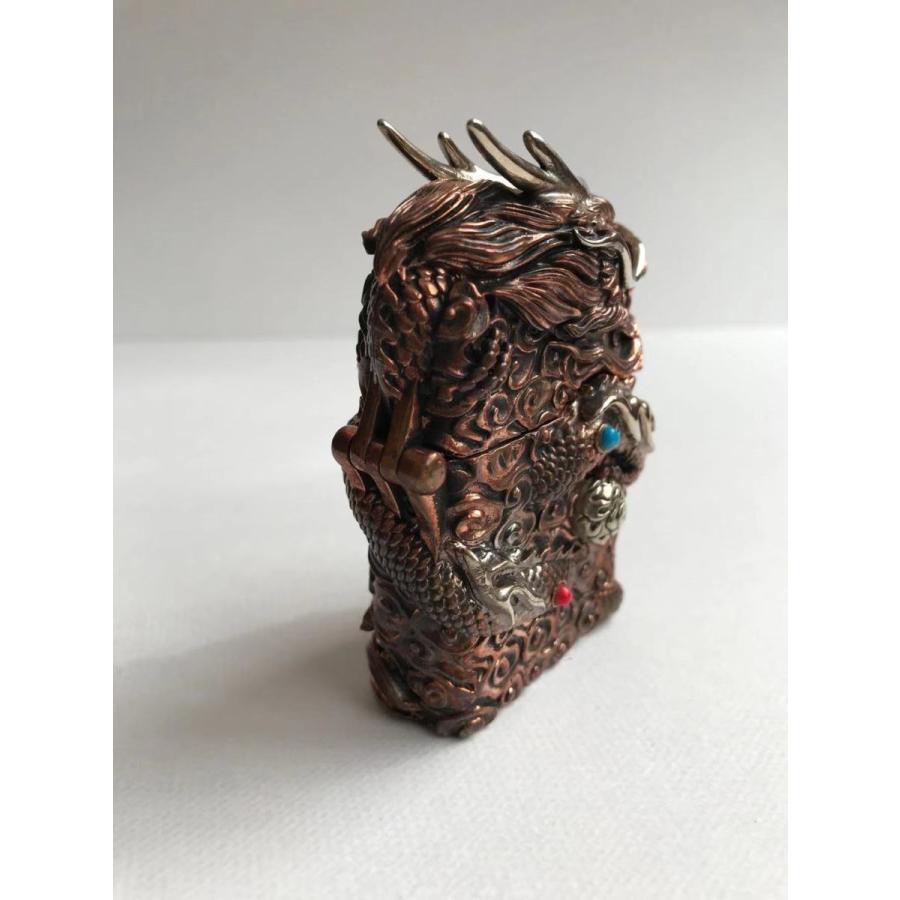 Dragon　ドラゴン 龍 オイルライター インサイドユニット ZIPPO フルメタルジャケット　紫銅 | ZIPPO | 05