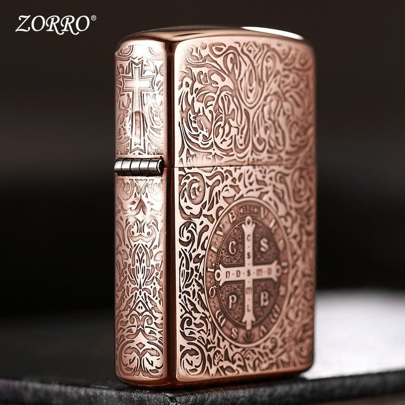 ZORRO コンスタンティン オイルライター 聖ベネディクト Red