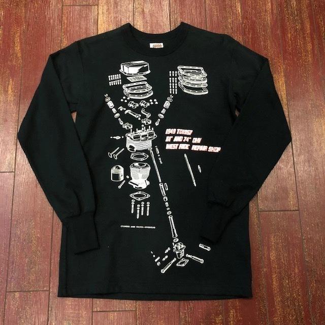 ウエストライド ロングスリーブ Tシャツ 「WEST RIDE REPAIR SHOP