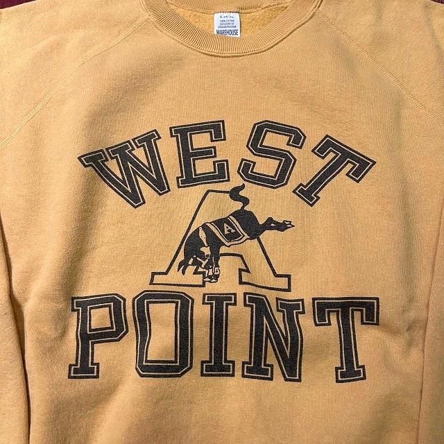 ウエアハウス プリントスウェット 461ーWEST POINT [461-WEST-POINT
