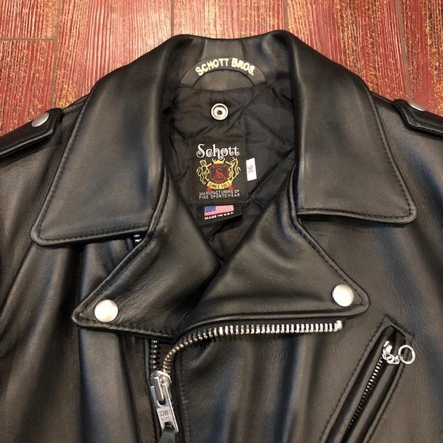 Schott N.Y.C（ショット） ダブルライダースジャケット ワンスター