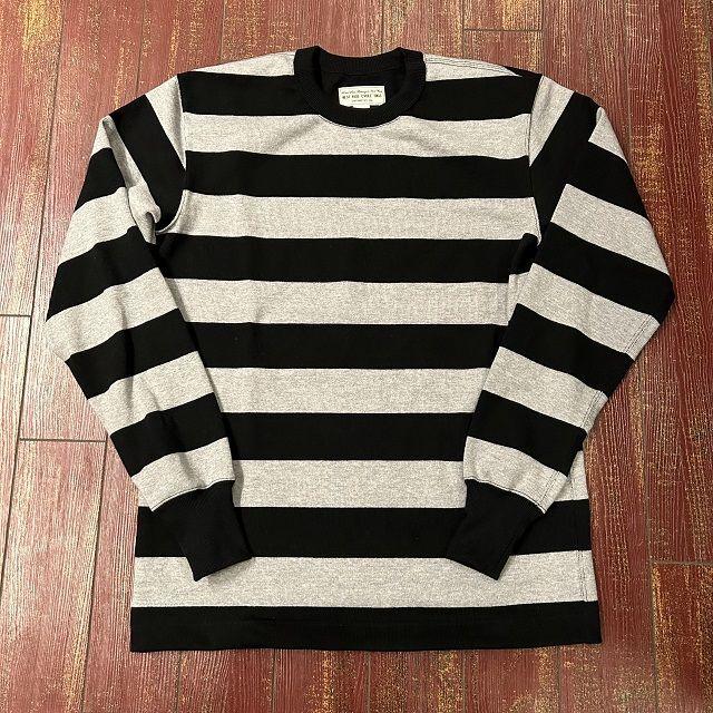 トップス sooner or later Border L/S Tee S SOL soonerorlater / BORDER L/S TEE / WHITE & NA