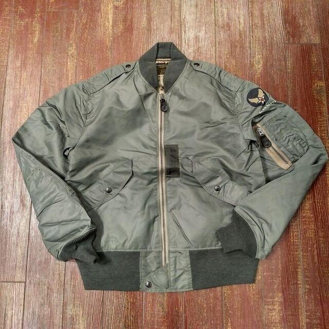 フライトジャケット（lanson870ページ） 古着 90s USA製 Alpha Industries L-2B 「7448J」 ミリタリー