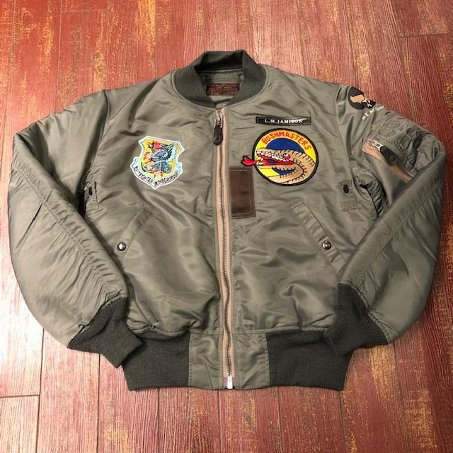 バズリクソンズMA-1フライトジャケット M custom パッチM品番 BUZZ RICKSON'S バズリクソンズ MA-1 フライトジャケット 空軍
