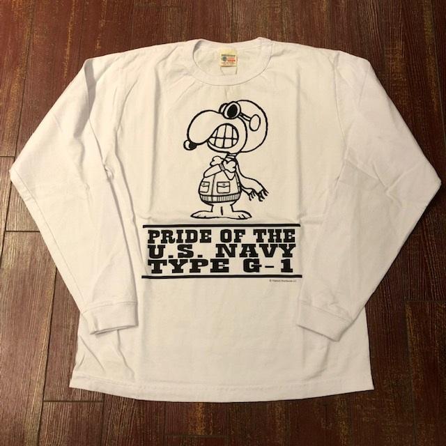 BUZZ RICKSON'S バズリクソンズ×ピーナッツ プリントロンT