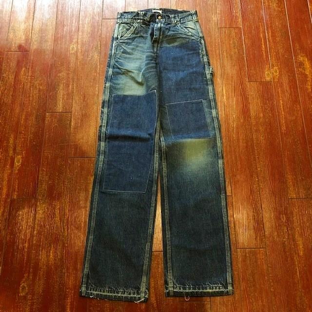 WAREHOUSE ウエアハウス ペインターパンツ リメイクジーンズ DW 