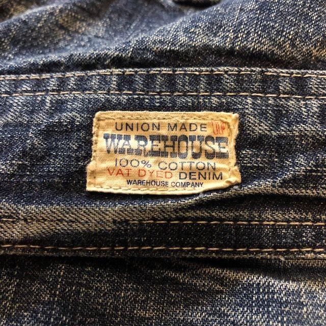 WAREHOUSE ウエアハウス ペインターパンツ リメイクジーンズ DW 