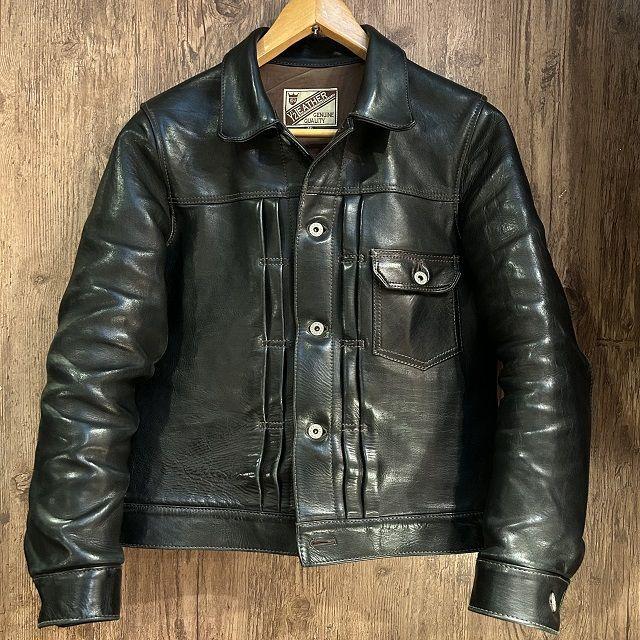 ワイツーレザー 1stタイプ レザージーンジャケット EB−140