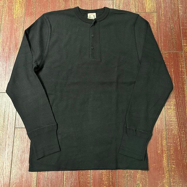GLAD HAND（グラッドハンド） スタンダードワッフルヘンリー L/S T