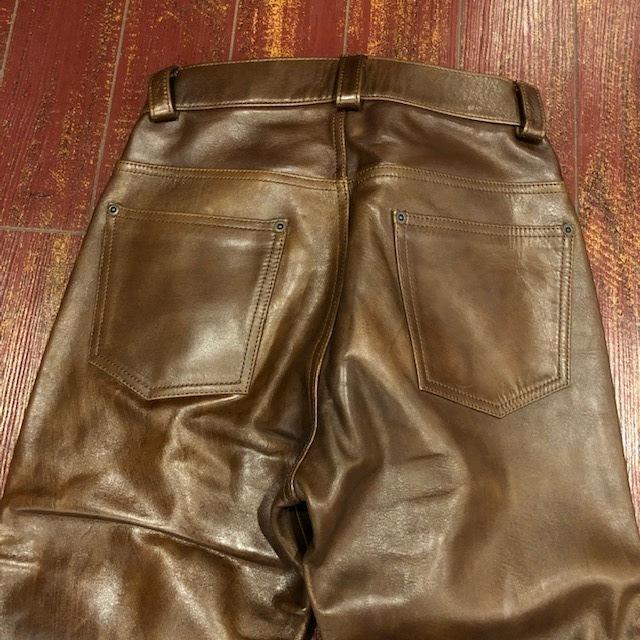 johnbull ホースレザーパンツ！馬革！茶色！日本製！雰囲気◎ johnbull ホースレザーパンツ！馬革！茶色！日本製！雰囲気◎