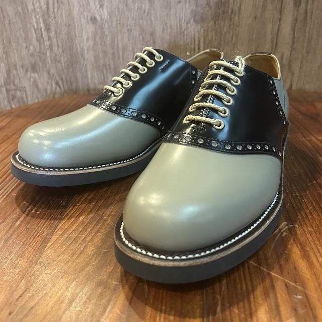 GLADHAND(グラッドハンド)×REGAL(リーガル) サドルシューズ グレー