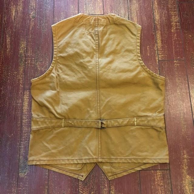 SUGAR CANE シュガーケーン ブラウンダックワークベスト