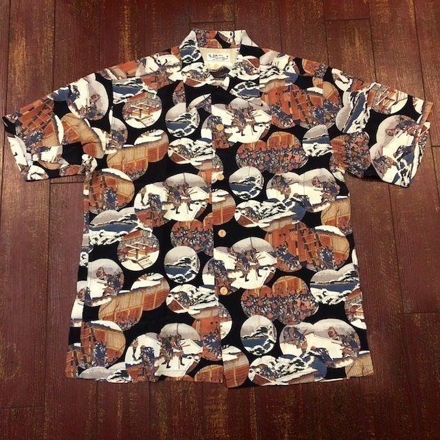 ジ*子様 アロハシャツ　サンサーフ 北斎 スペシャルエディション　忠臣蔵討入 SUN SURF サンサーフ×北斎 スペシャルエディション ハワイアン