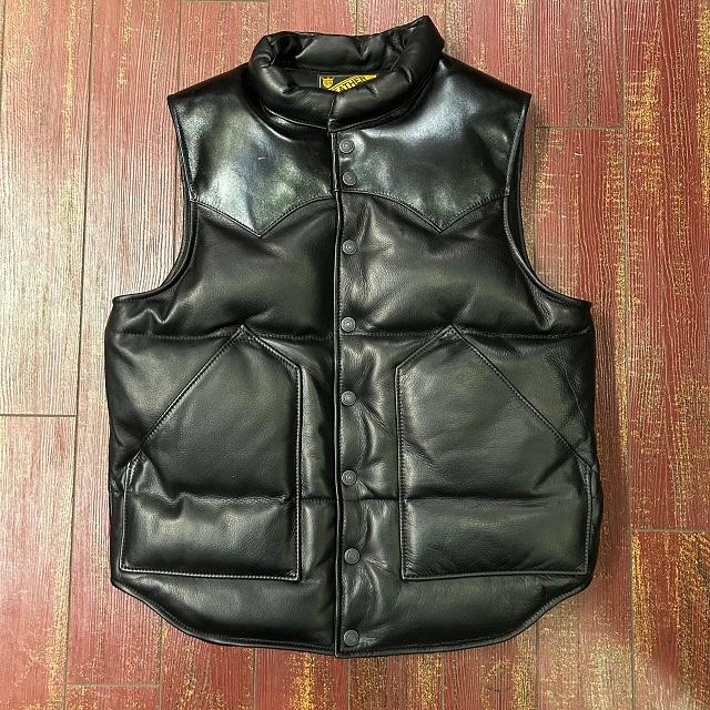 ワイツーレザー レザーダウンベスト SV−01 [SV-01] : ステュード