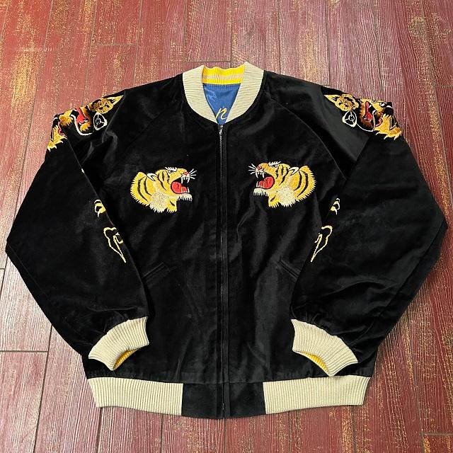 テーラー東洋 別珍 スカジャン TIGER HEAD× GOLD DRAGON テーラー東洋 別珍スカジャン “GOLD DRAGON & GOLD TIGER” × “JAPAN