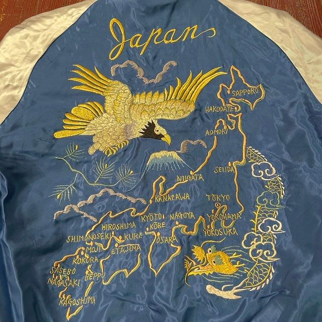 テーラー東洋 別珍スカジャン “GOLD DRAGON & GOLD TIGER” × “JAPAN