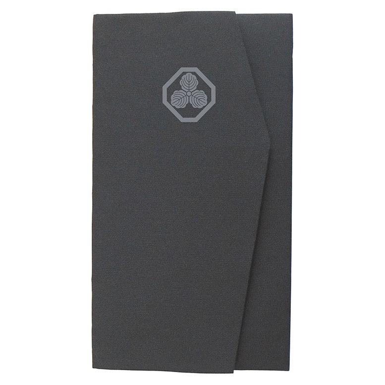 ふくさ　金封袱紗　家紋　隅切り角に三つ柏　慶弔用ふくさ　弔事用　家紋ふくさ　冠婚葬祭　結婚式　日本製　6-KA-10