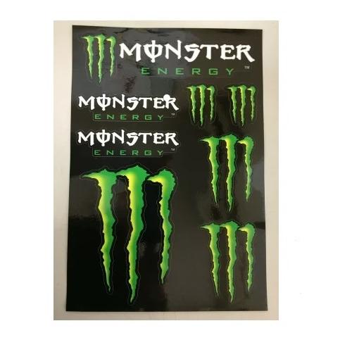 MONSTER ENERGY STICKER 1 モンスターエナジー ステッカー1 A4サイズ | 