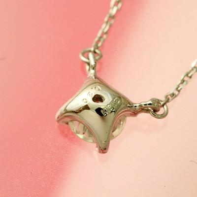 ネックレス レディース 一粒 ダイヤモンド ネックレス 0.2ct SIクラス G-Hカラー ダイヤ ネックレス 送料無料 18金 18K プラチナ Pt レディース｜studio-bonheur-y｜03