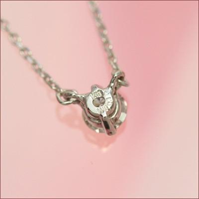 ネックレス レディース 一粒 ダイヤモンド ネックレス 0.1ct SIクラス H-Iカラー ダイヤ ネックレス 送料無料  18金 18K スキンジュエリー｜studio-bonheur-y｜02